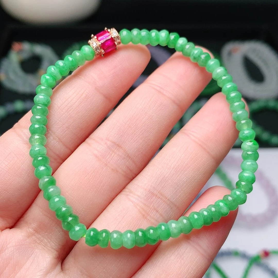 翡翠手链未镶嵌翡翠