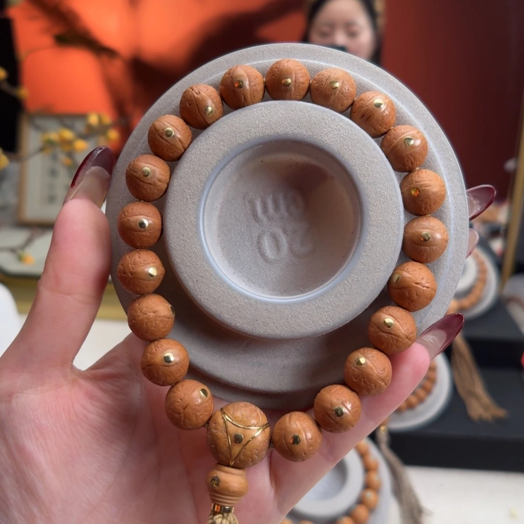 凤眼菩提手串13mm铁籽单圈铜钉新籽福利