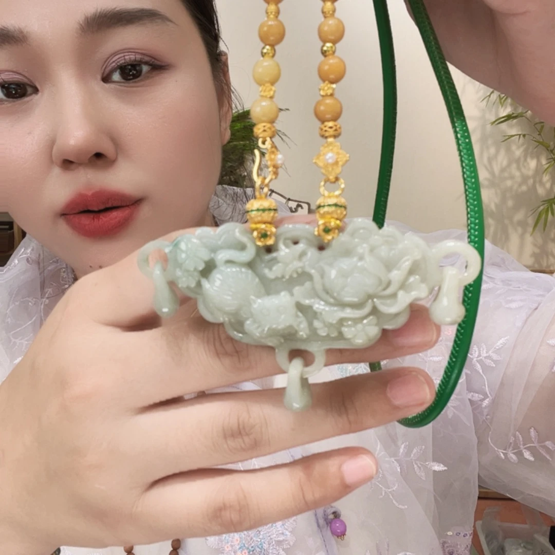吊坠(赠链)合金翡翠国风