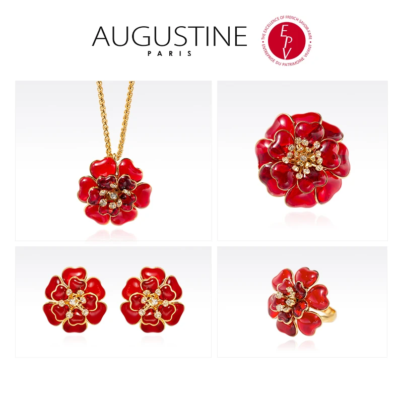 铜合金项链 AZLOOK【法国进口】AUGUSTINE 奥古斯汀百年古法琉璃