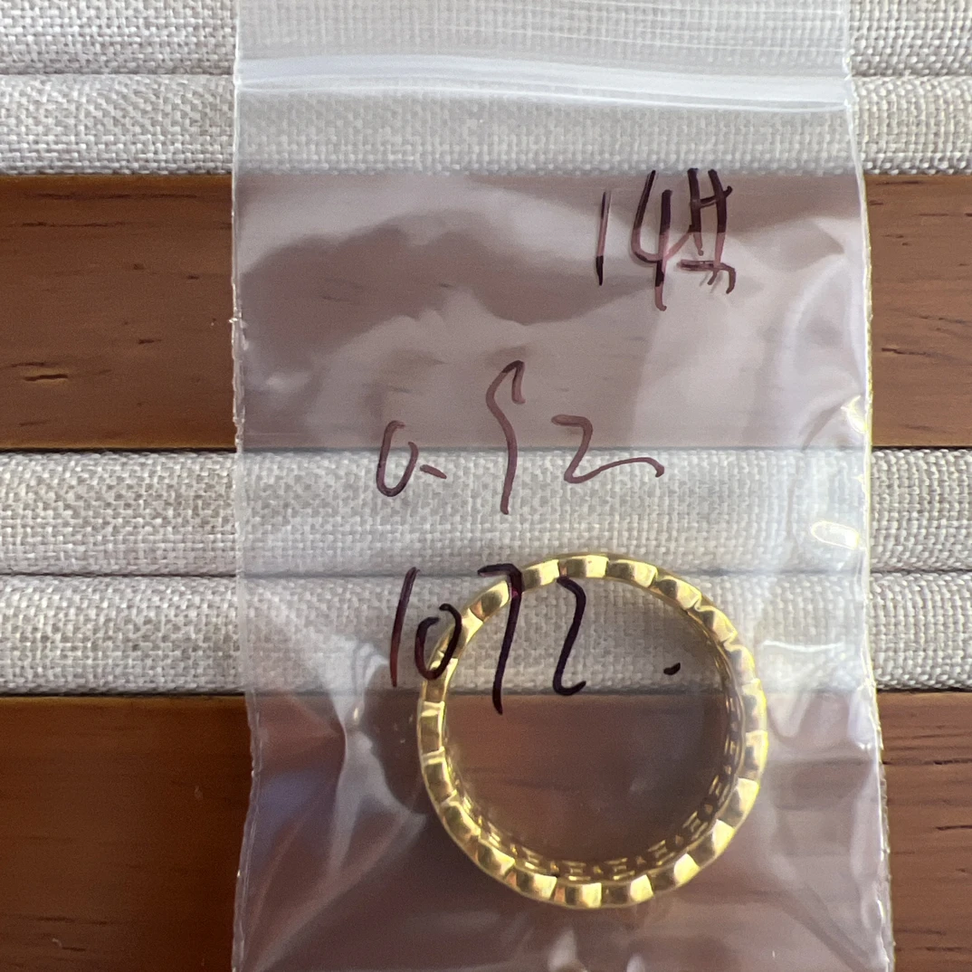 克重0.92 14号 钱多多戒指 足金999