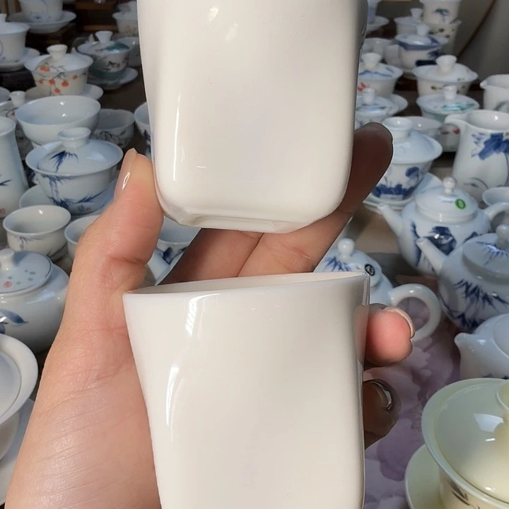 羊脂玉主人杯两个一组