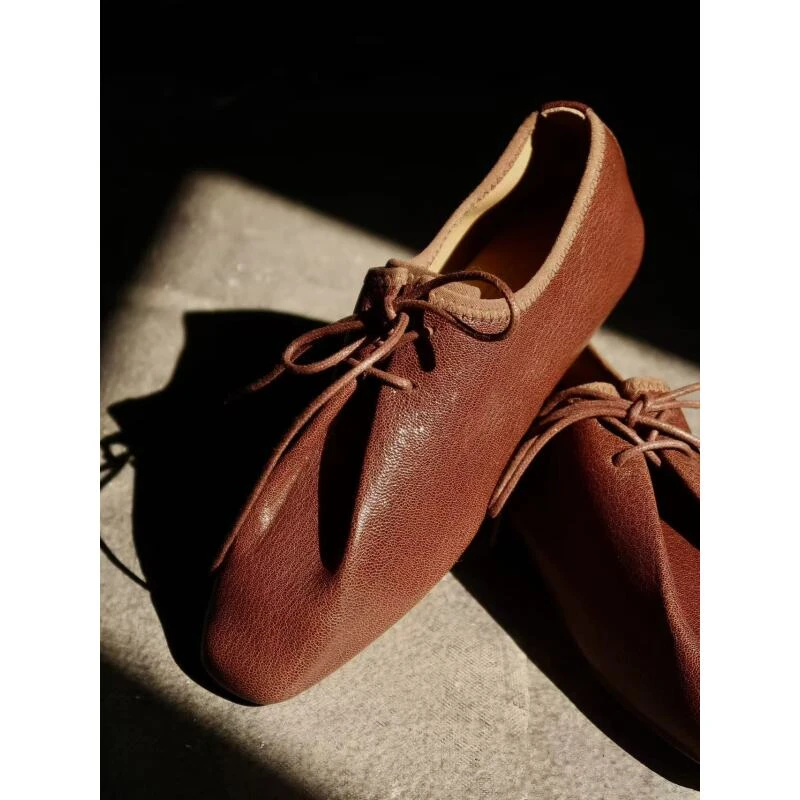 八万春【物简】极简进口禅意风僧侣loafer鞋