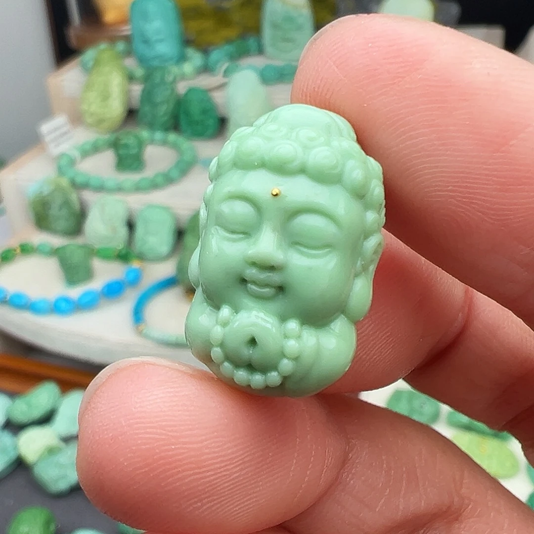 绿松石未镶嵌主播万珍