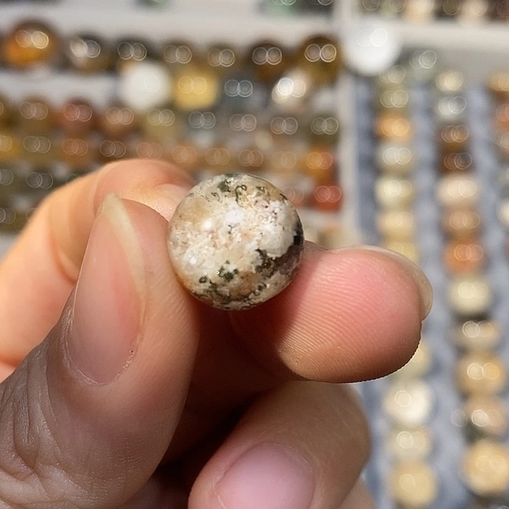 烟晶未镶嵌手链粉绿幽灵卡12.8放漏