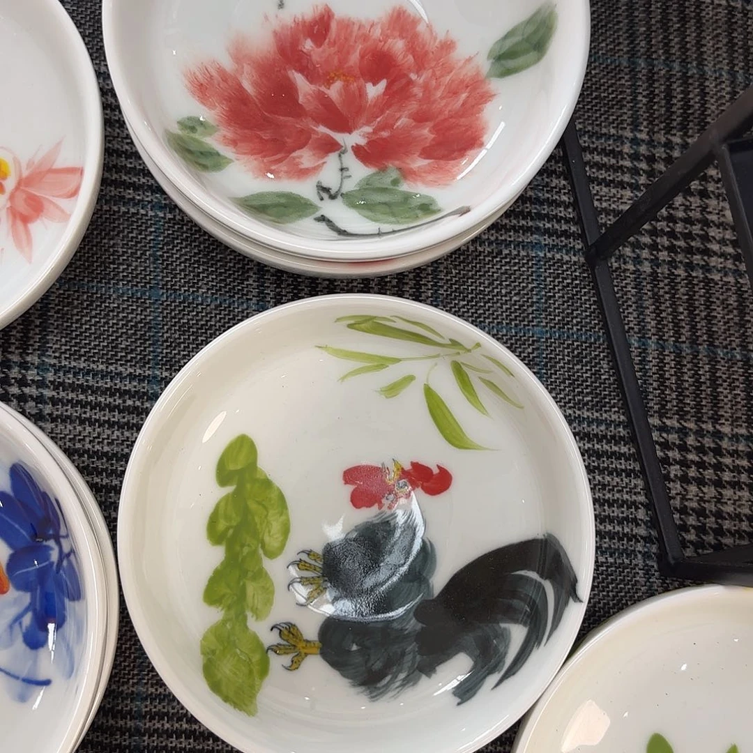 桐***产摆件景德镇陶瓷手绘餐具
