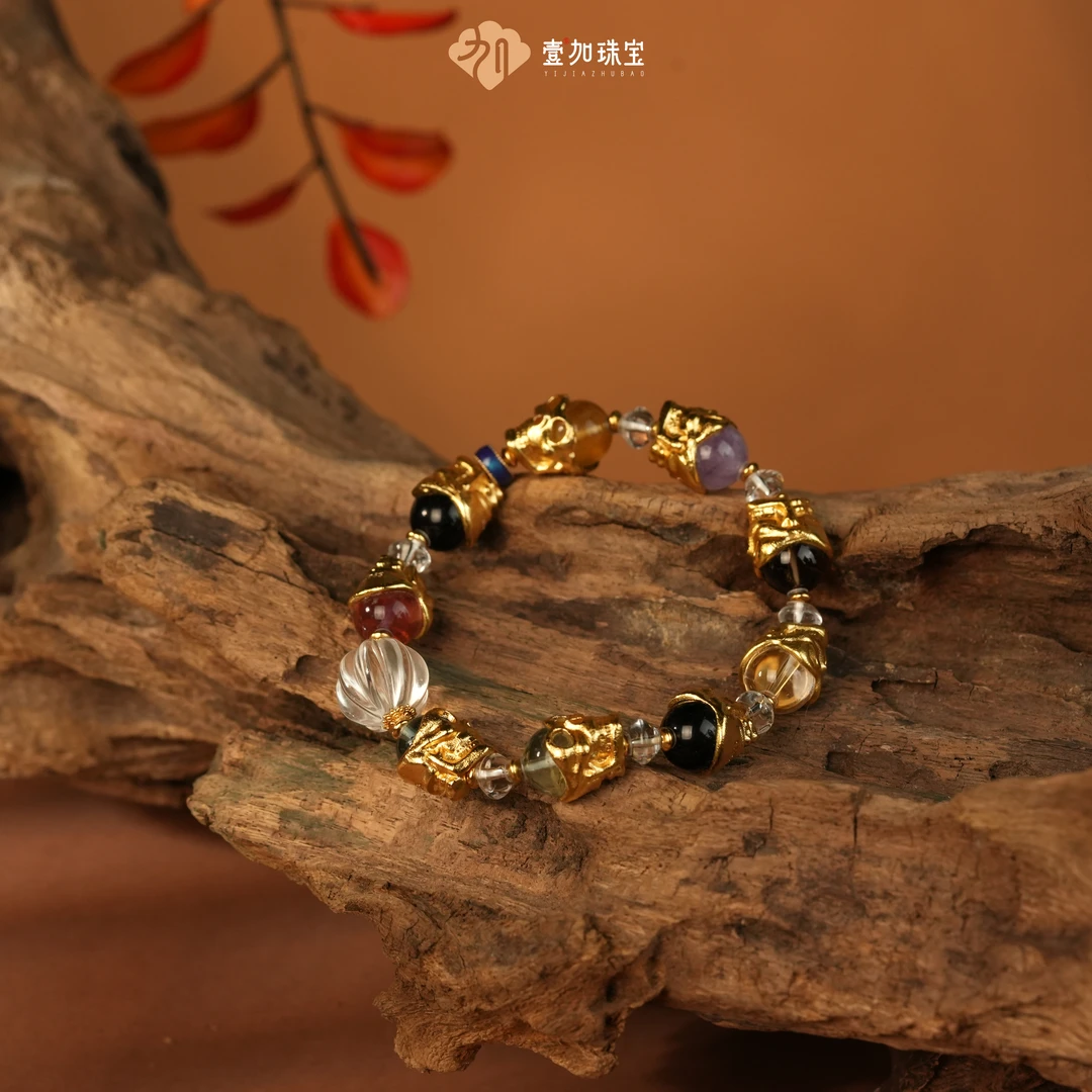 小青|手工设计呆呆多宝水晶手串多样性发一9671M