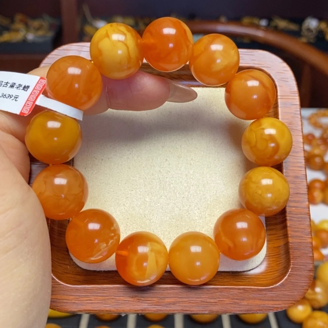 【闪购商品】蜜蜡手链未镶嵌手串