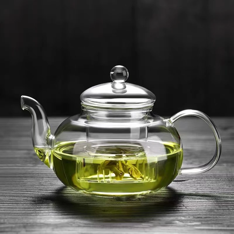 茶水分离花茶壶家用带过滤加厚玻璃泡茶壶茶具套装
