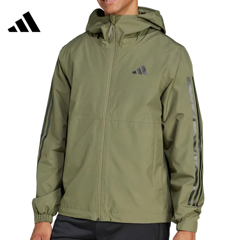 【滔搏体育】adidas阿迪达斯男子ESS 3S R.R JKT梭织连帽外套JD1044