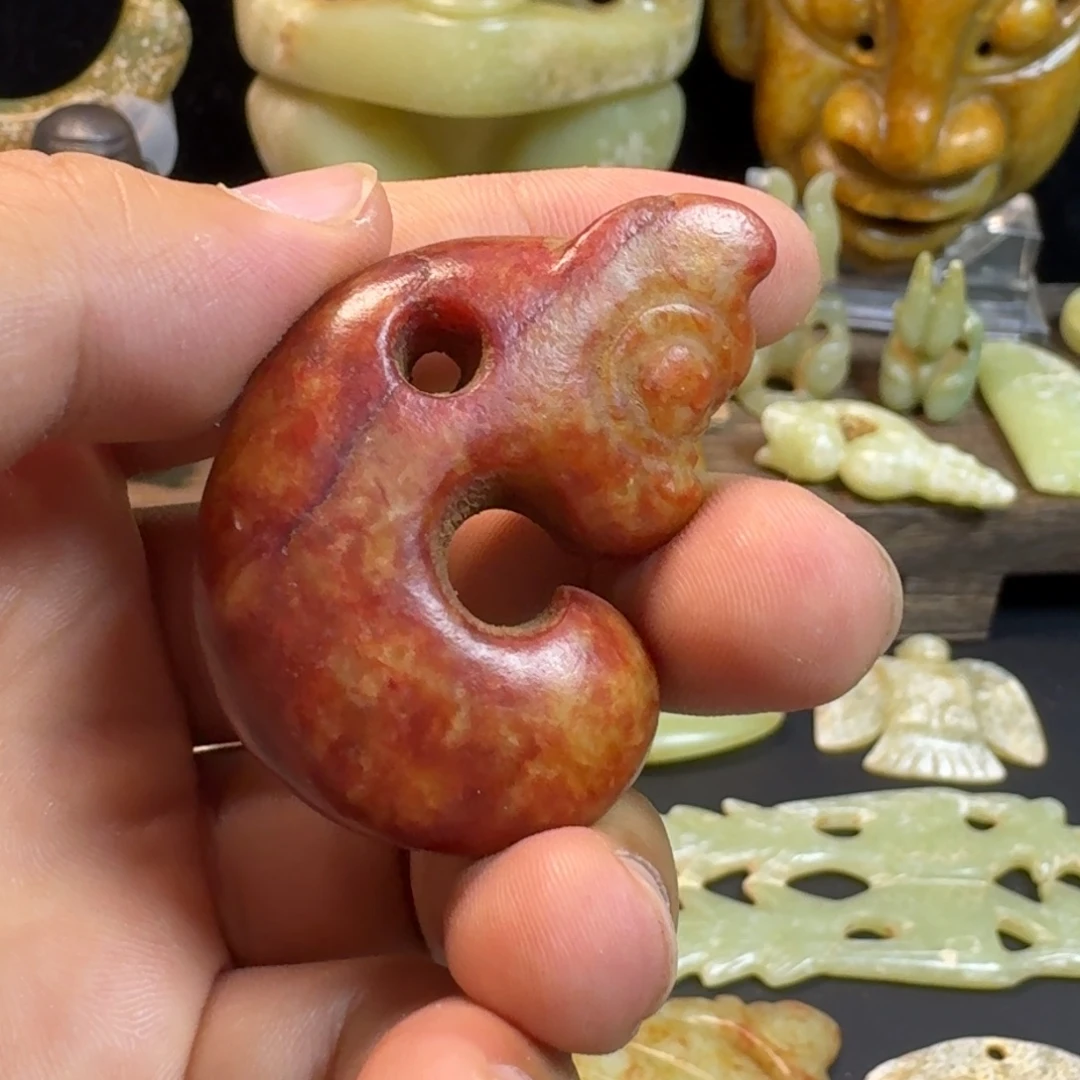 早***光玉玉摆件猪笼猪笼型件