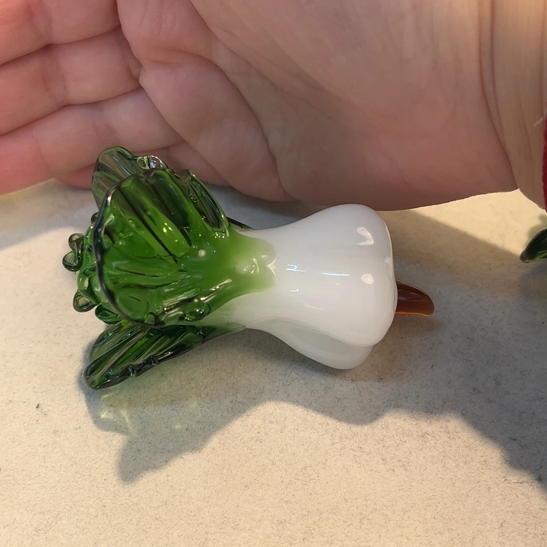 秃***头琉璃手工艺品白菜