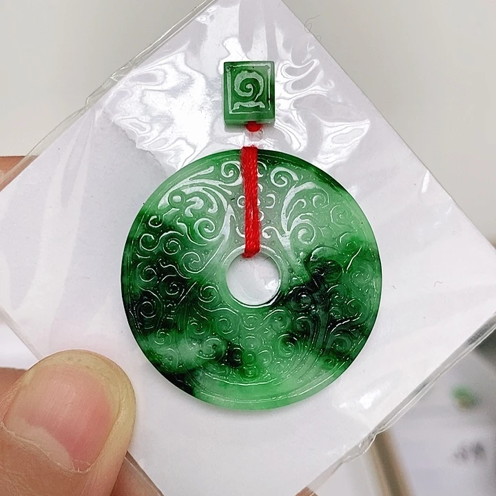 翡翠未镶嵌耳饰挂件
