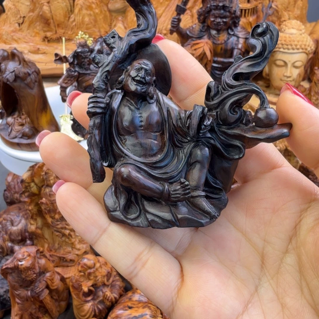 A***u柏木雷击罗汉精品雕刻