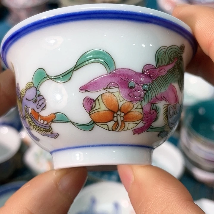 景德镇陶瓷主人杯1344556