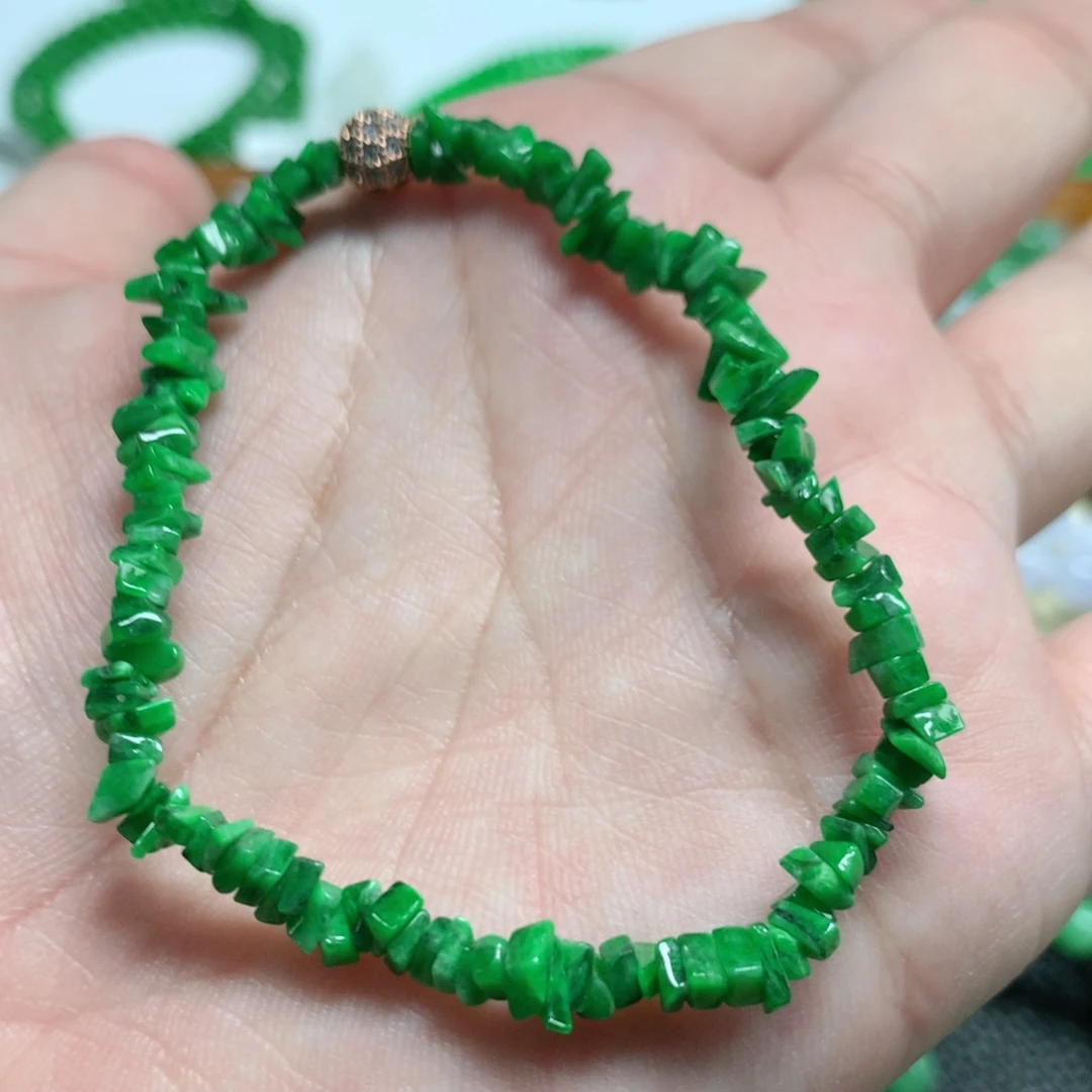 未镶嵌手链翡翠翡翠