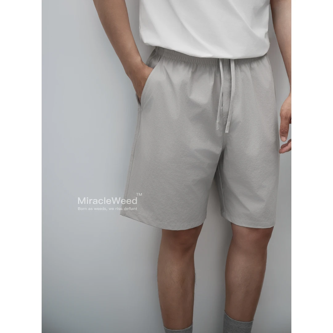 miracleweed轻量155g三防特氟龙四面弹速干户外健身休闲宽松短裤