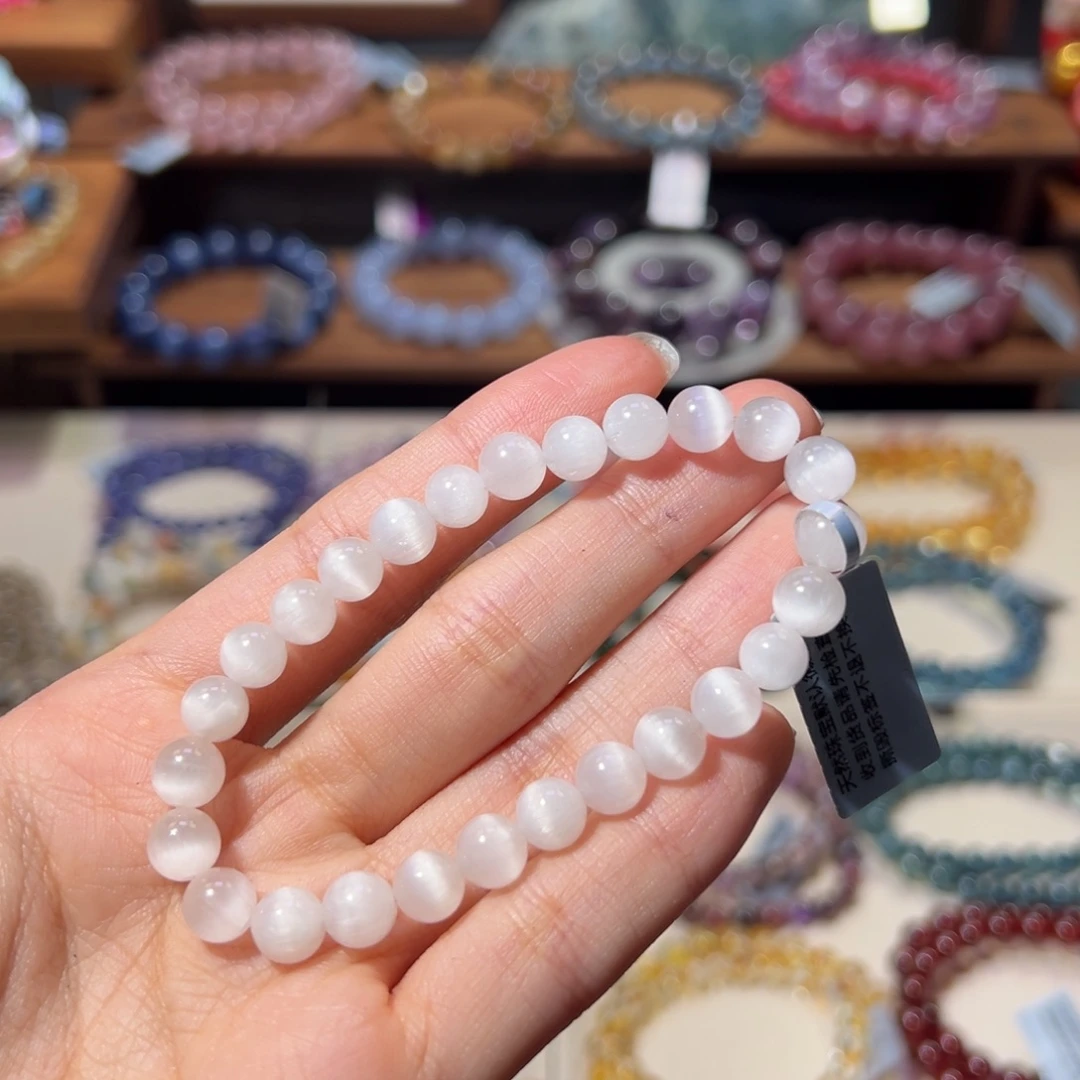 手链水晶未镶嵌7m天花板级正婚纱白兔毛