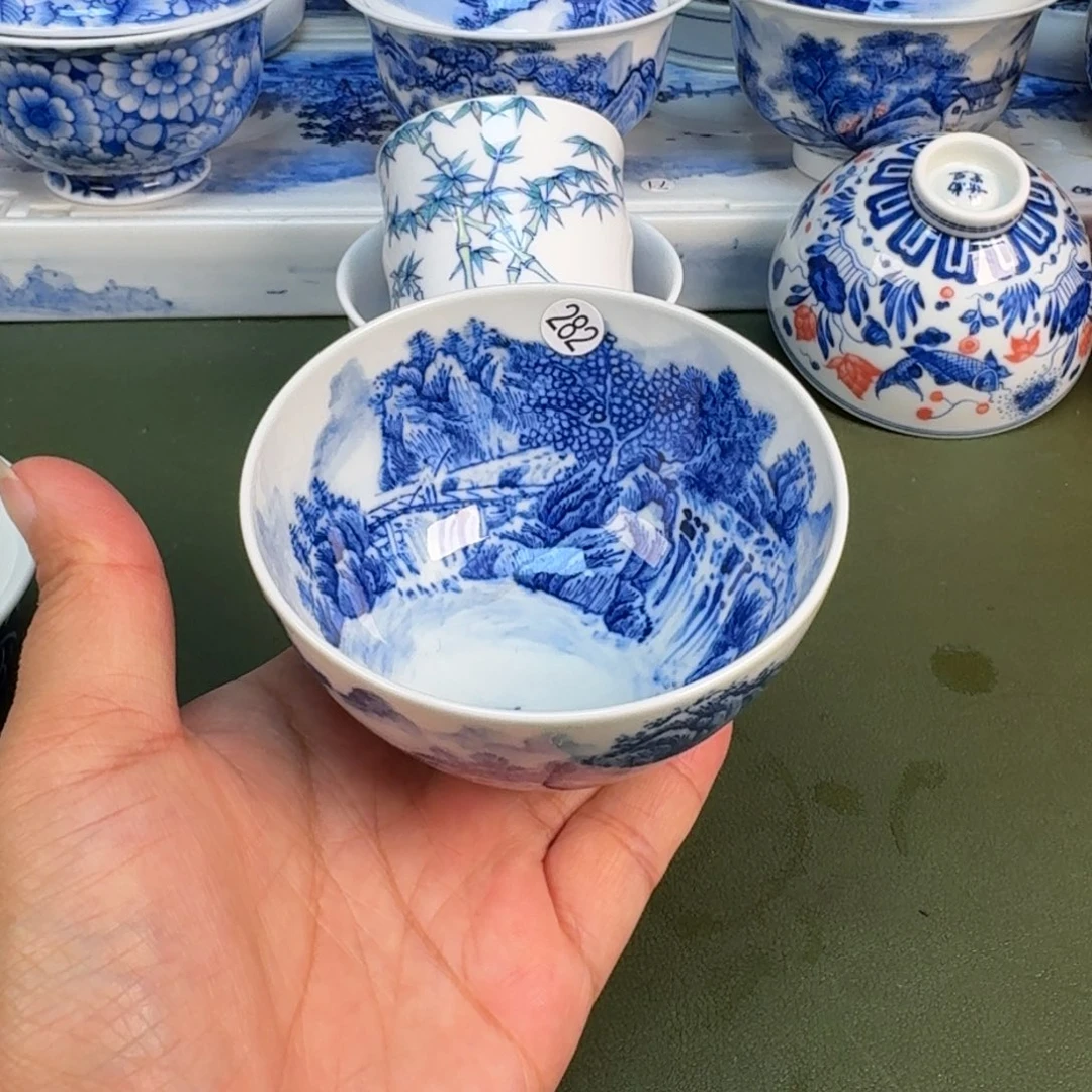 景德镇纯手绘茶具圆圆282