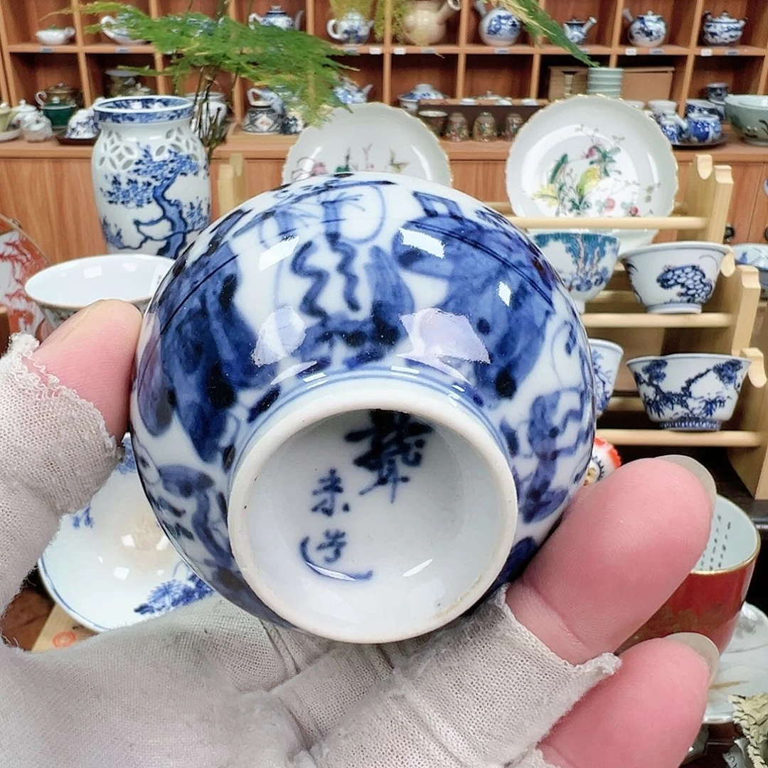 柴窑茶具茶壶茶杯聋米