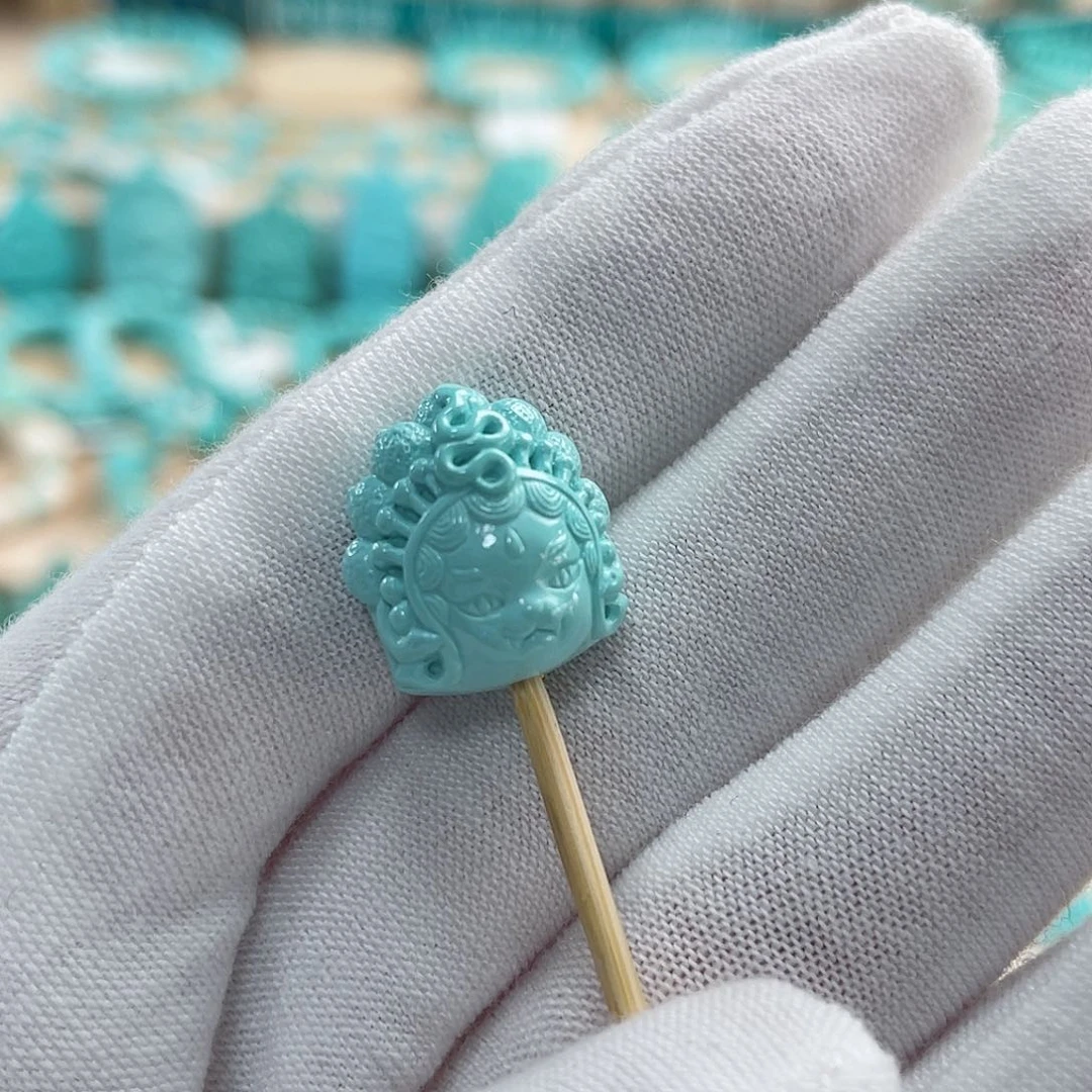 绿松石珠宝奇石未镶嵌