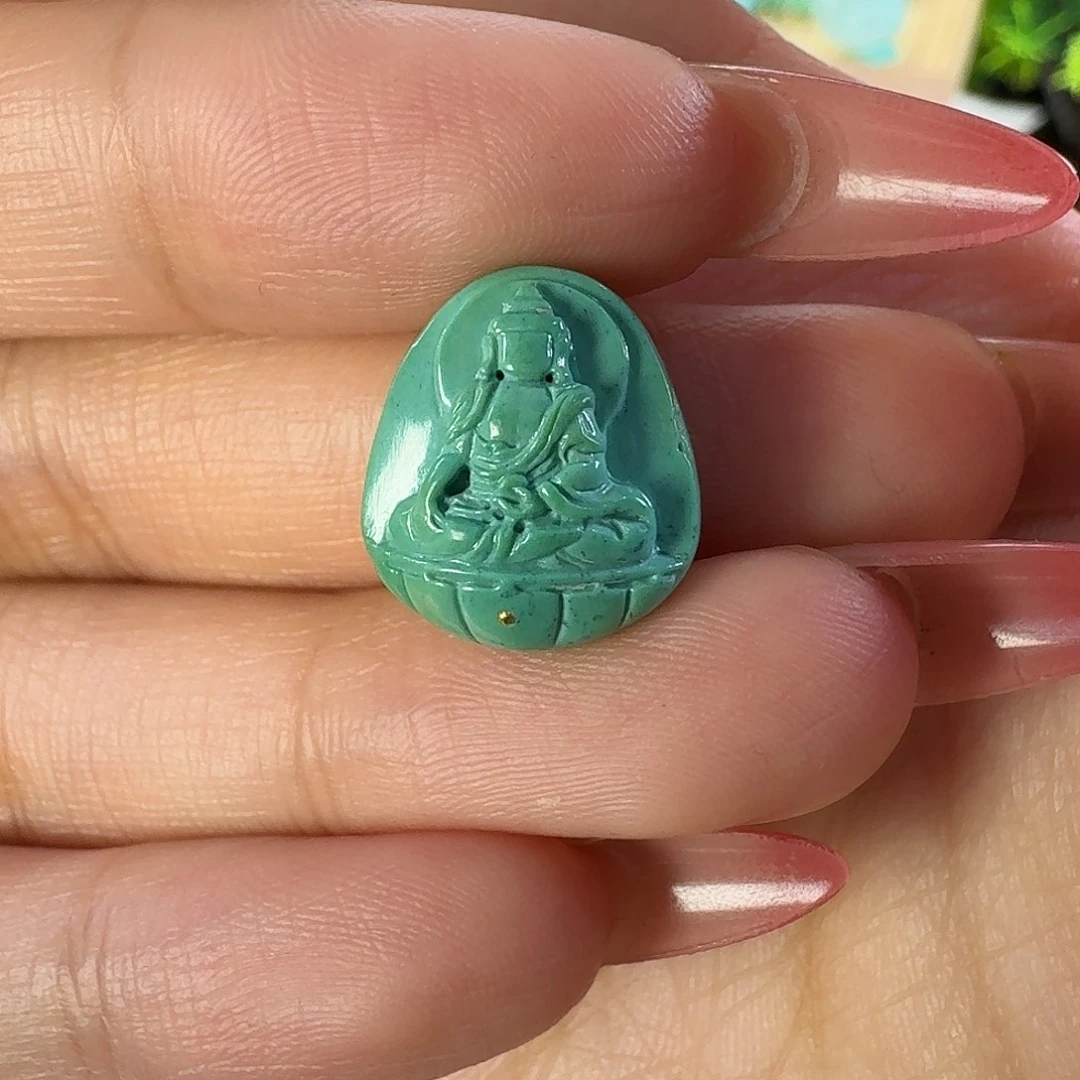 绿松石未镶嵌吊坠(不含链)