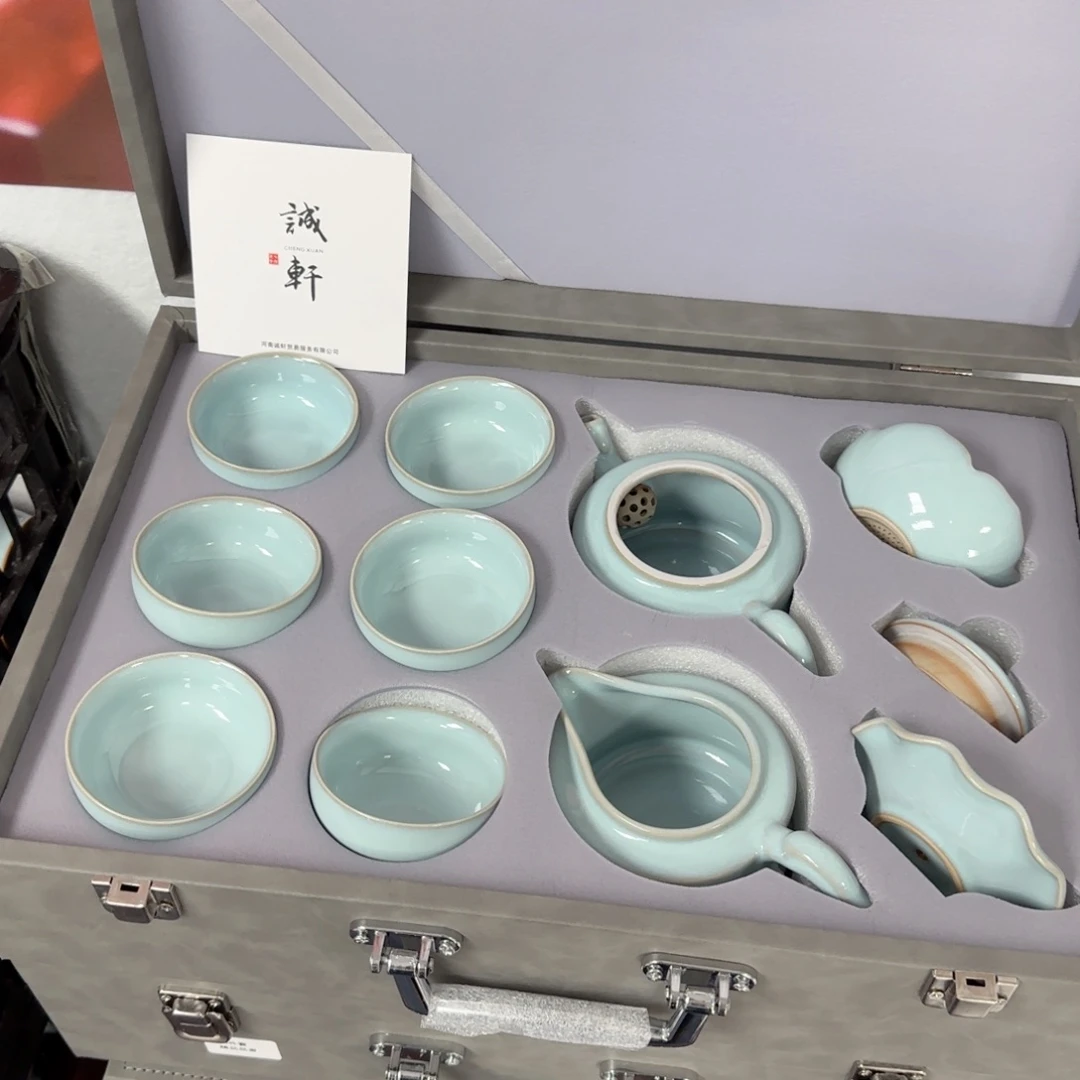 摆件精品十套套诚轩汝瓷