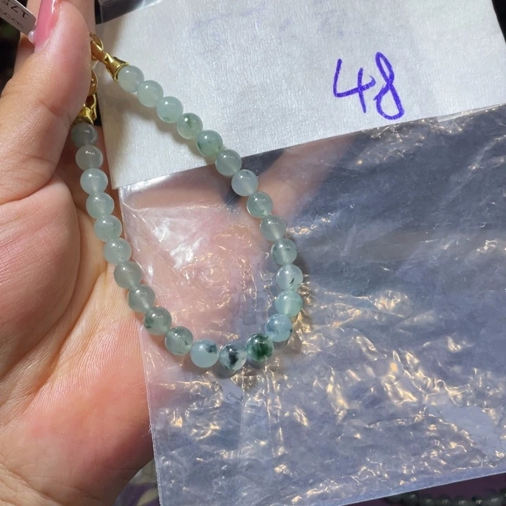 翡翠未镶嵌手链纯天然a货翡翠