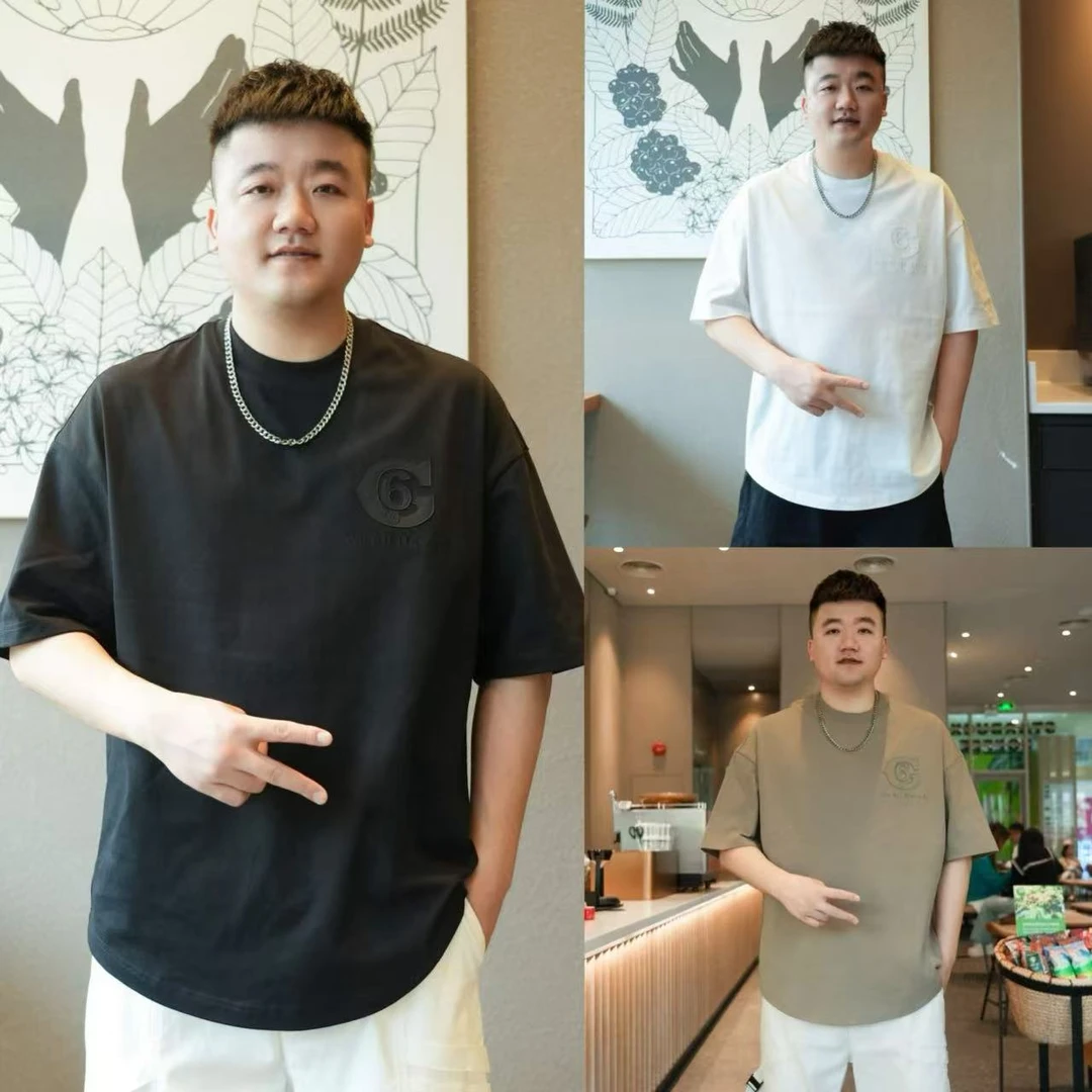 春季新款潮流圆领贴皮绣百搭纯棉T恤短袖197628