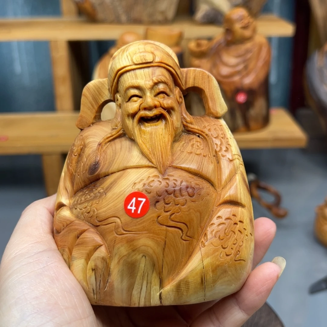 用***2木崖柏木摆件手把件
