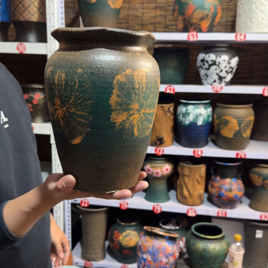 带孔高端浮雕花盆炸炸炸