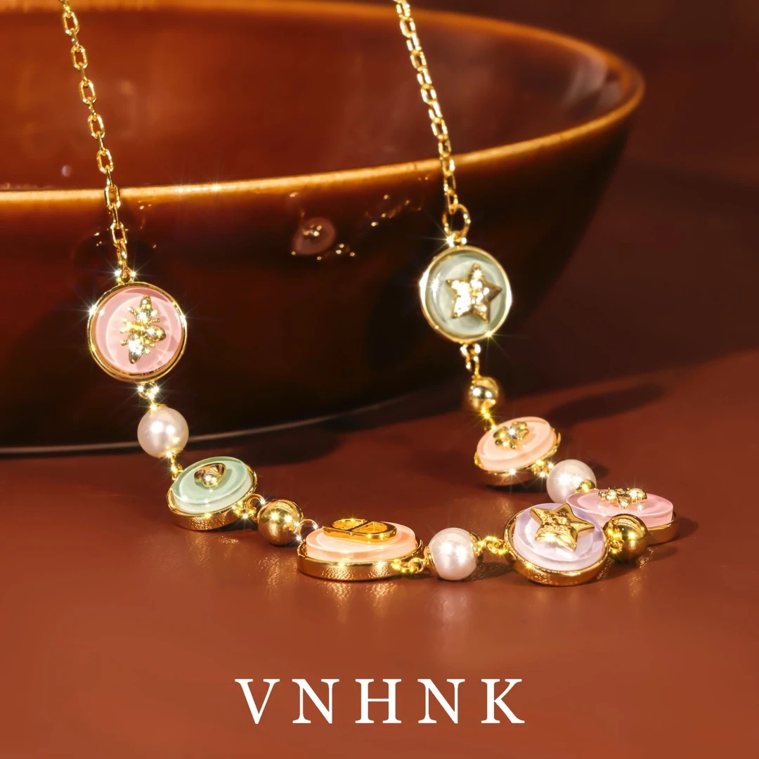 铜合金仿珍珠项链 美可儿   N183   金色(45cm6mm)时尚气质项链