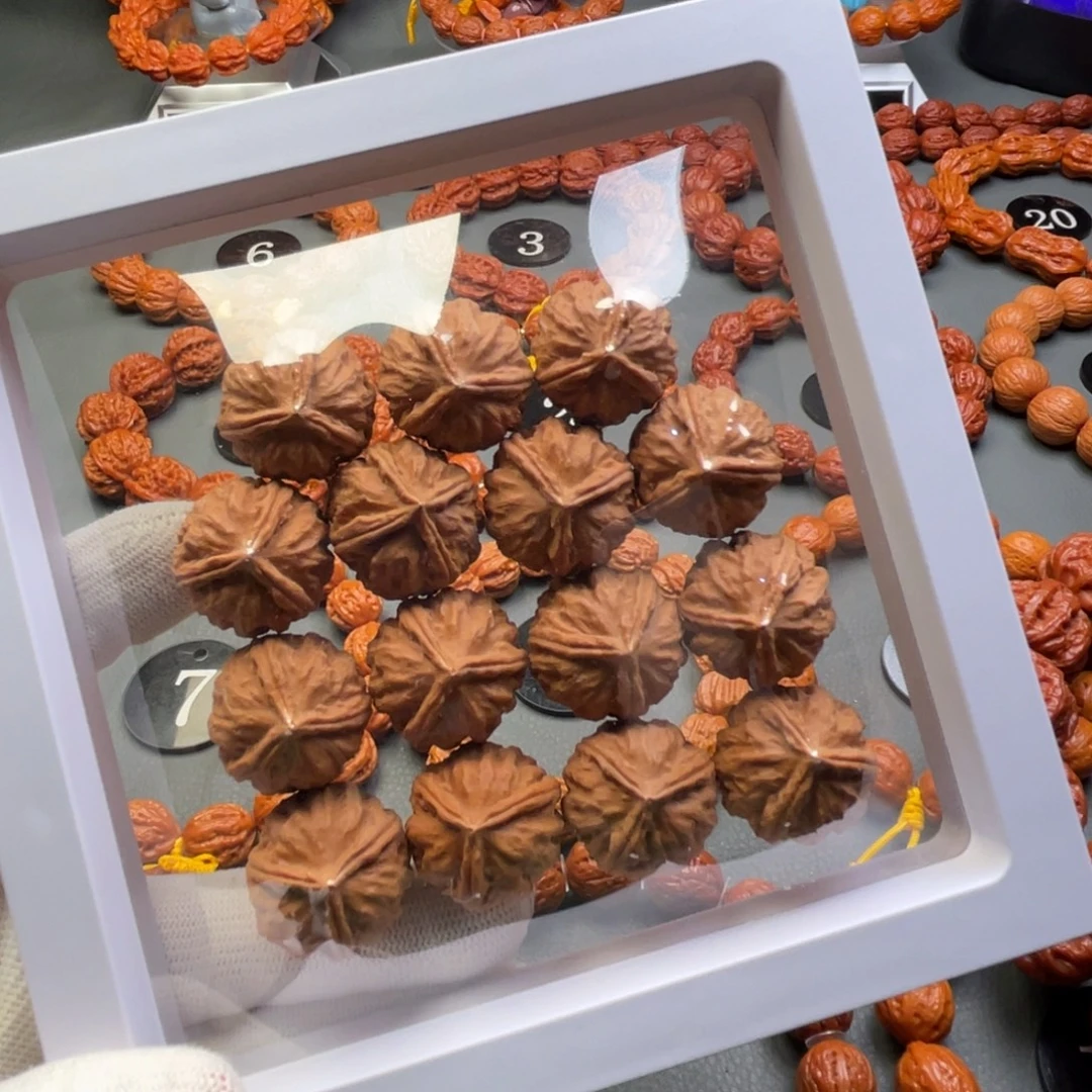 手串文玩核桃野生核桃异形三棱秋子定制款