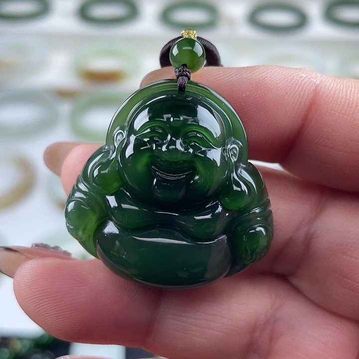 和田玉（碧玉）未镶嵌颈饰