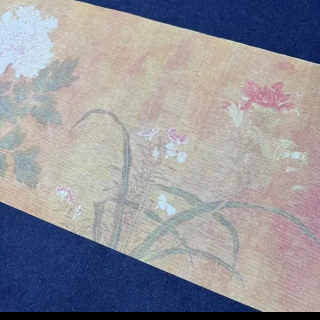 【五代十国花卉长卷】纳米半生熟毛笔书法作品宣纸
