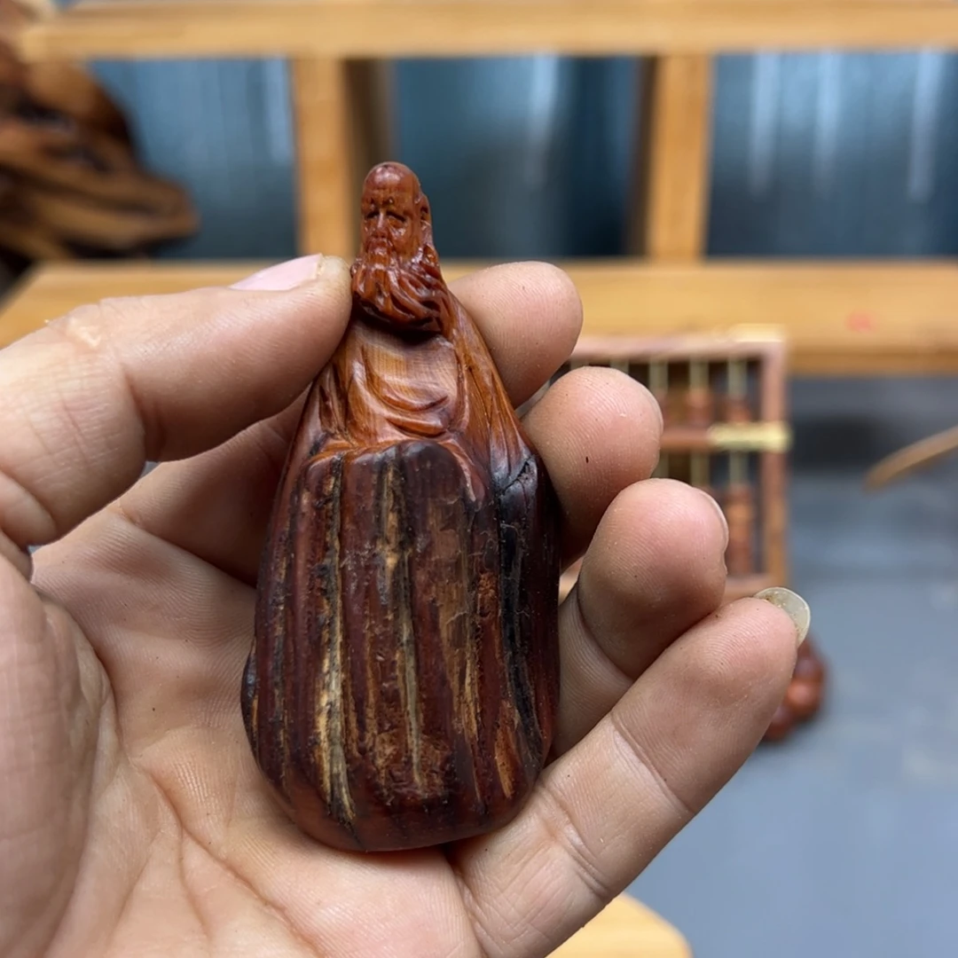 追***年木崖柏木摆件手把件