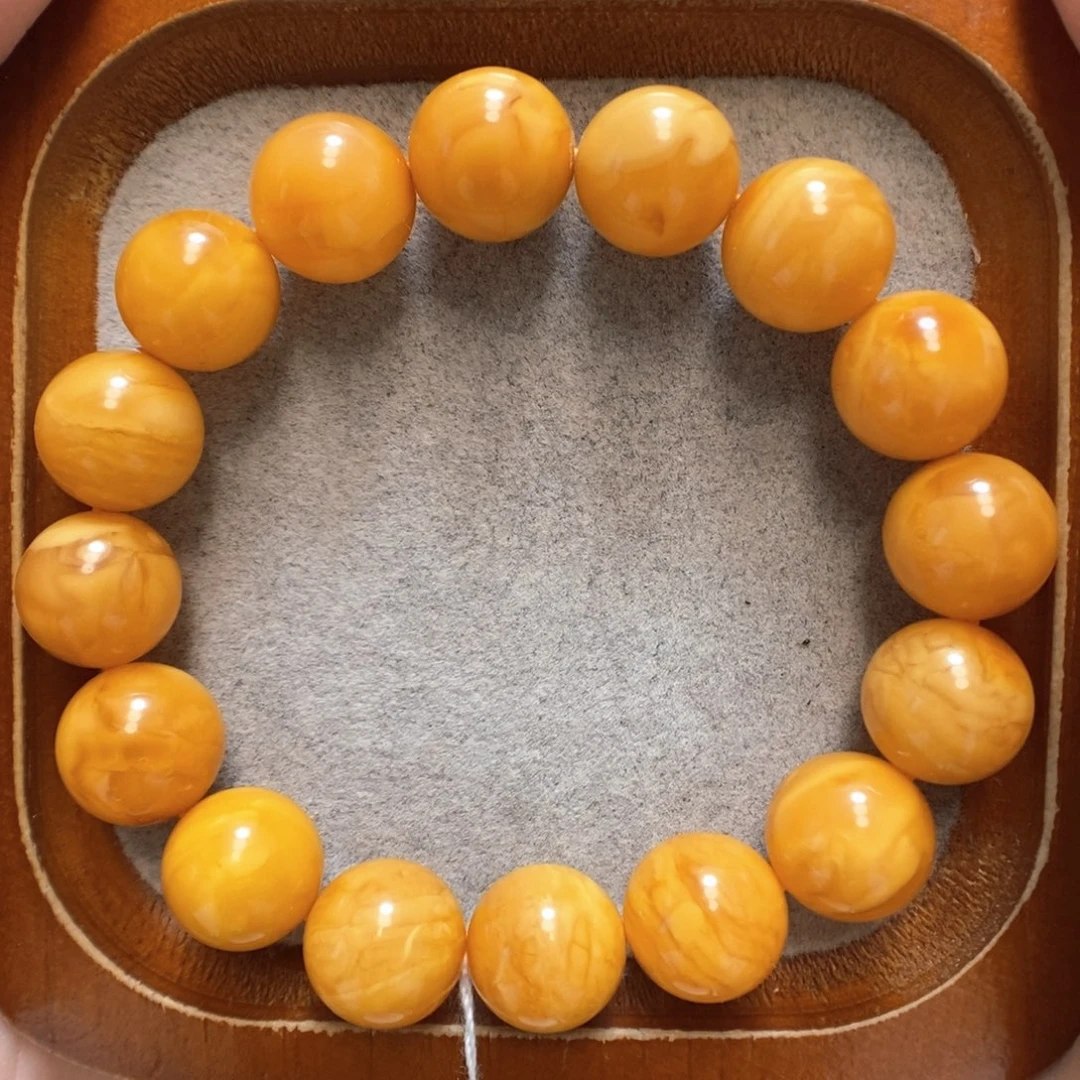 未镶嵌蜜蜡手串蜜蜡手串