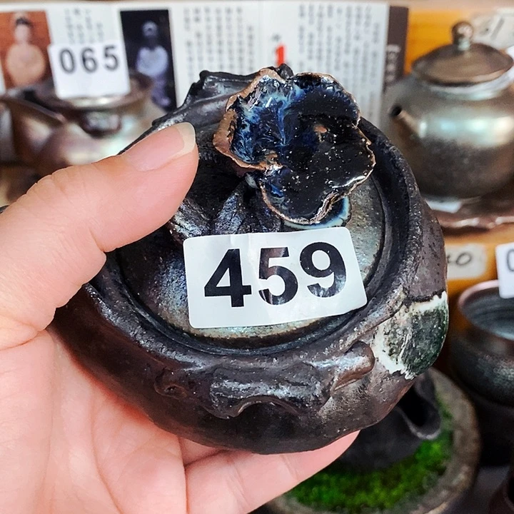 紫砂茶杯靑*果柴烧纯手工459