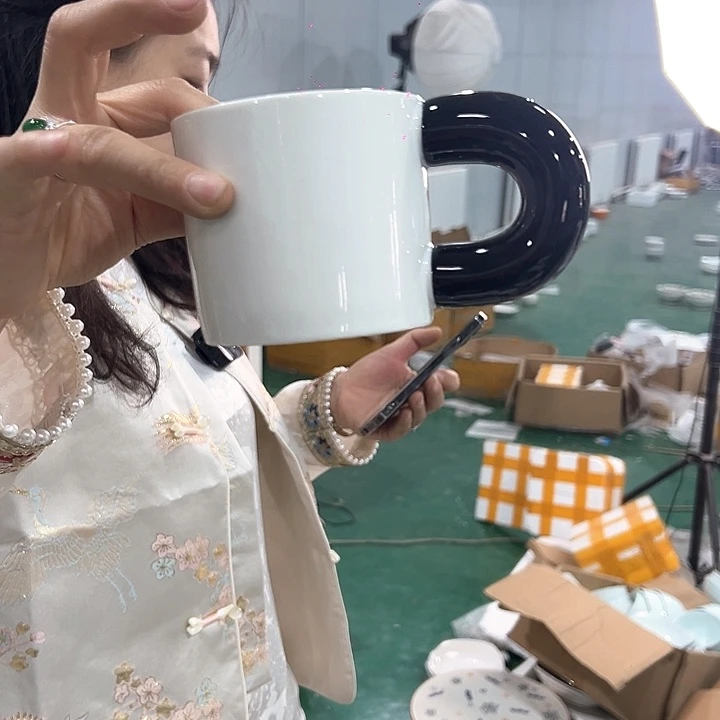 新骨瓷杯子2支装