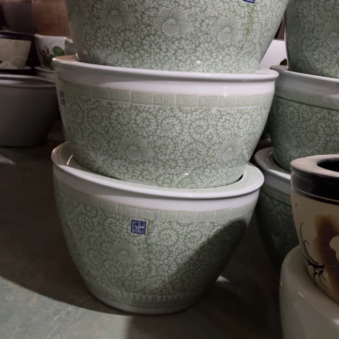 瓷片直径63厘米高度42厘米