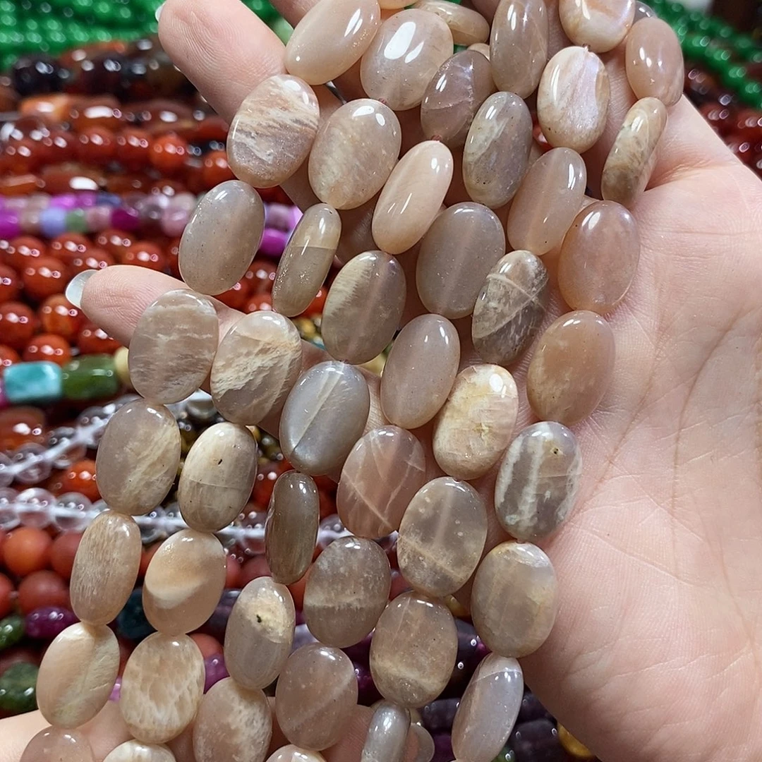 玛瑙/玉髓未镶嵌珠宝半成品天然太阳一条卡13*17mm