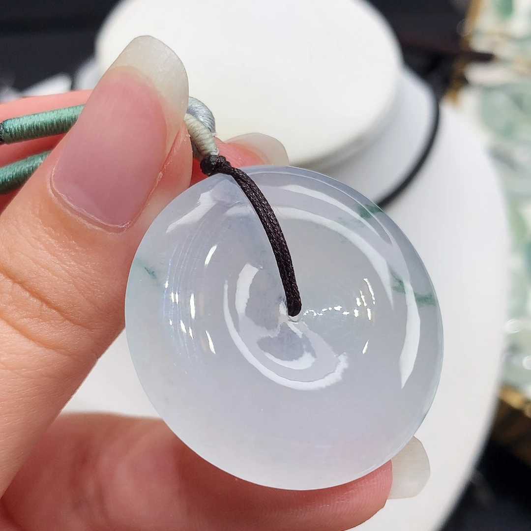 翡翠未镶嵌胸饰翡翠62，34.6/6.1