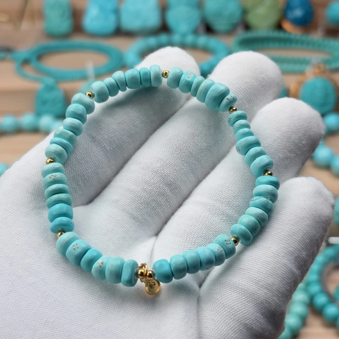 绿松石未镶嵌珠宝奇石