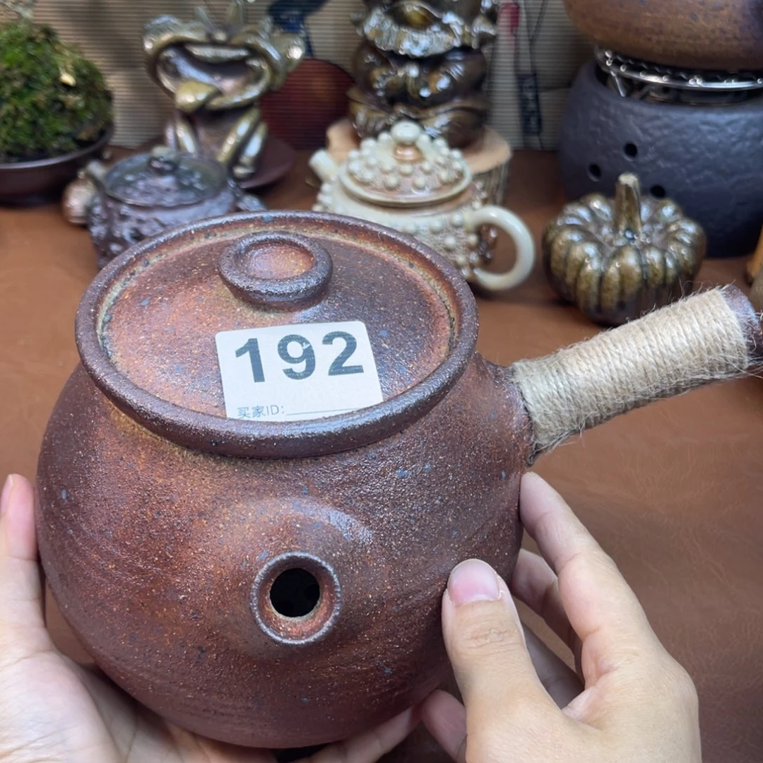 凤***星柴烧粗陶烤茶罐一物一拍