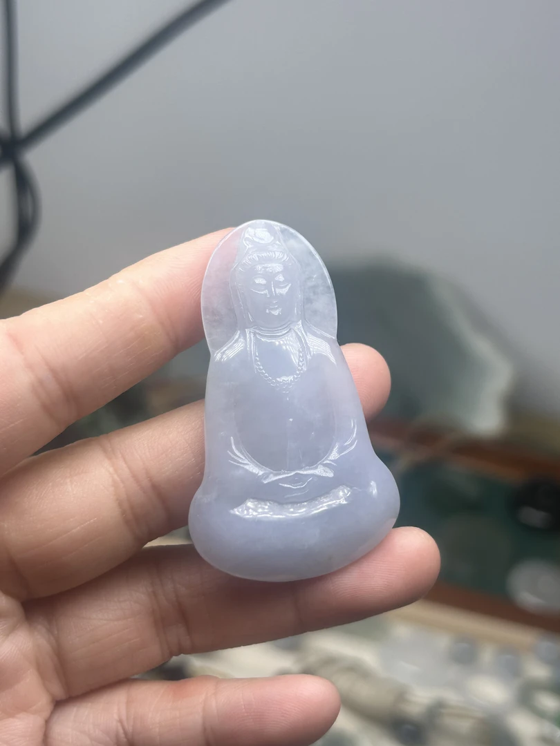 冰紫素衣观音背后一刀切