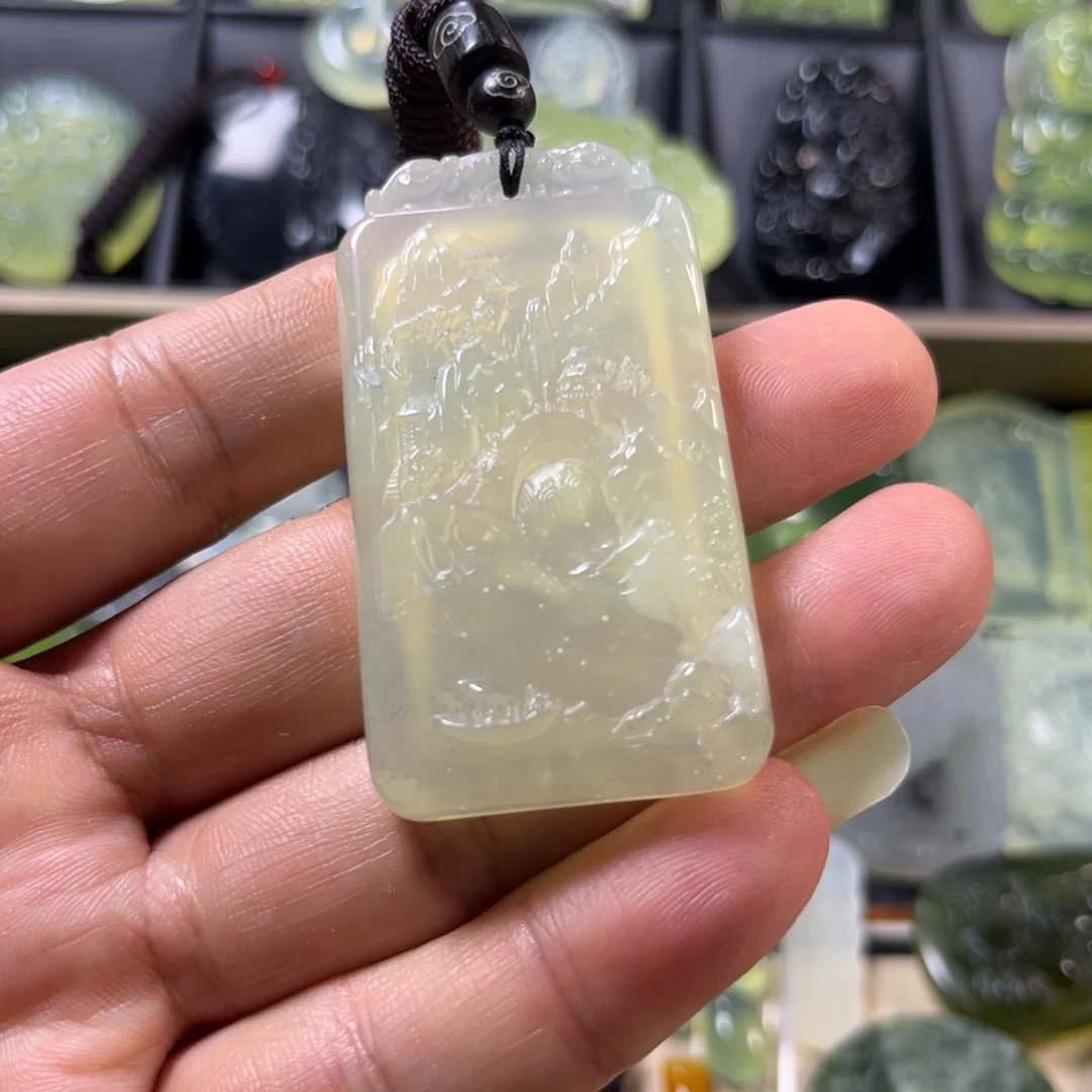 未镶嵌蛇纹石玉颈饰