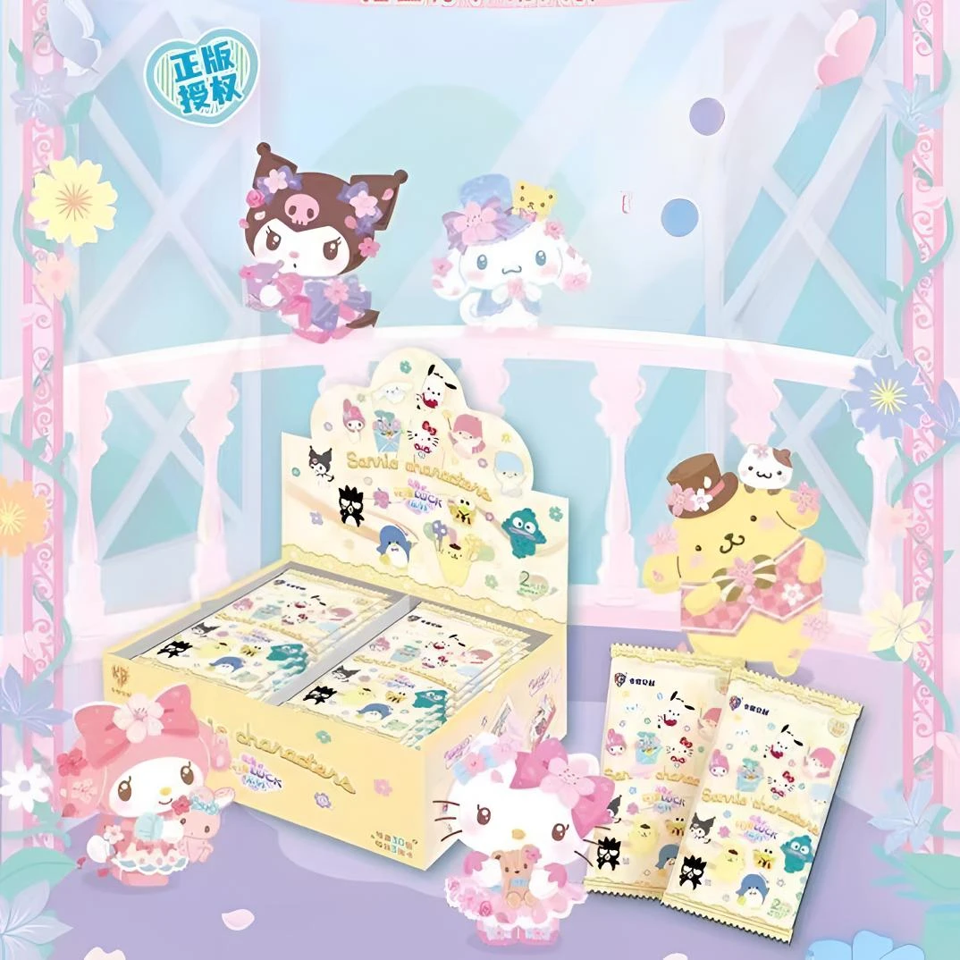 【猫狗兔玩法】卡宝文创三丽鸥 花漾LUCK第六弹2元收藏卡牌盲盒代拆