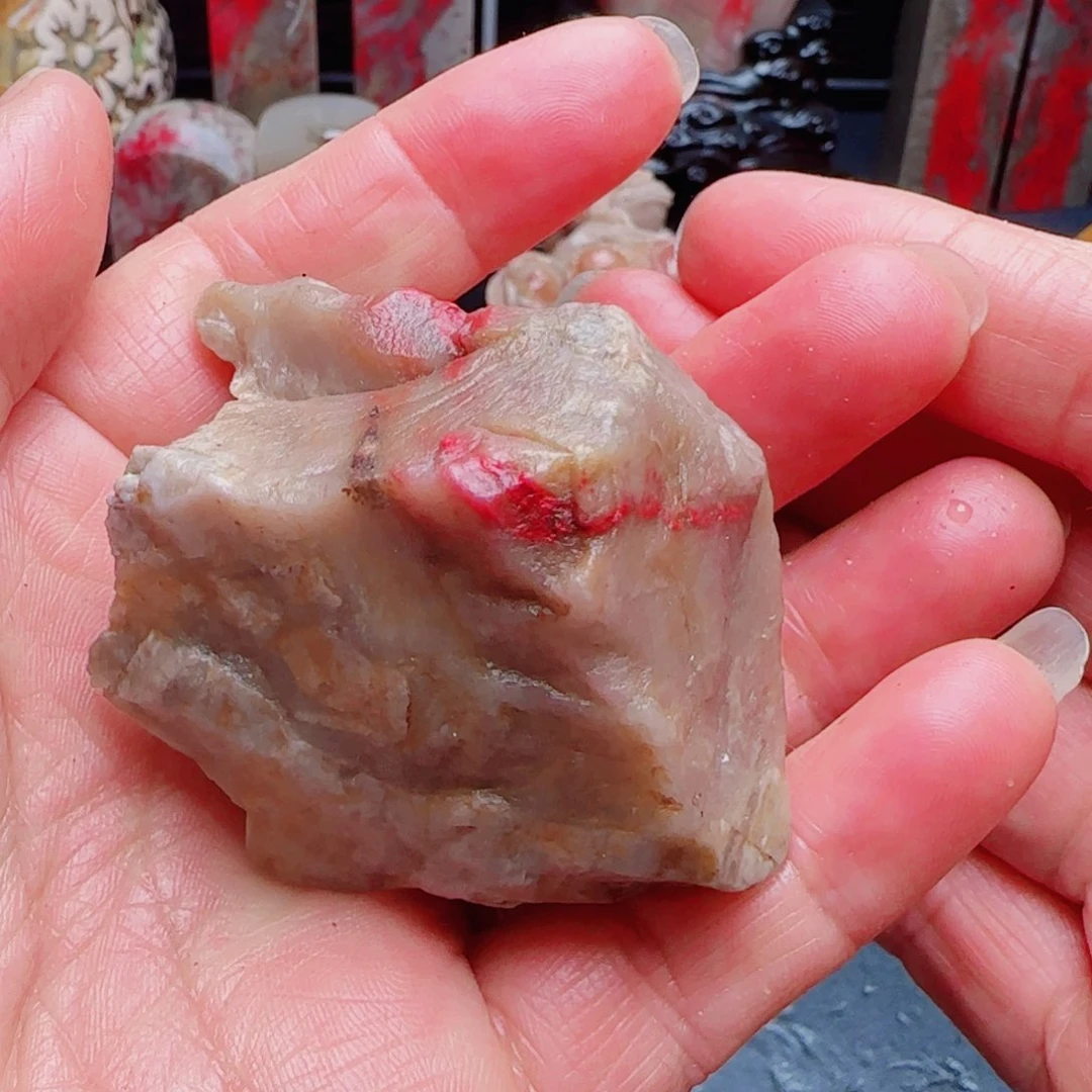 昌化鸡血石1**熊昌化鸡血石