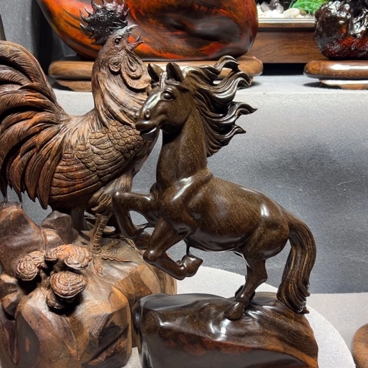 木清**影纯手工打造、（马、鸡）