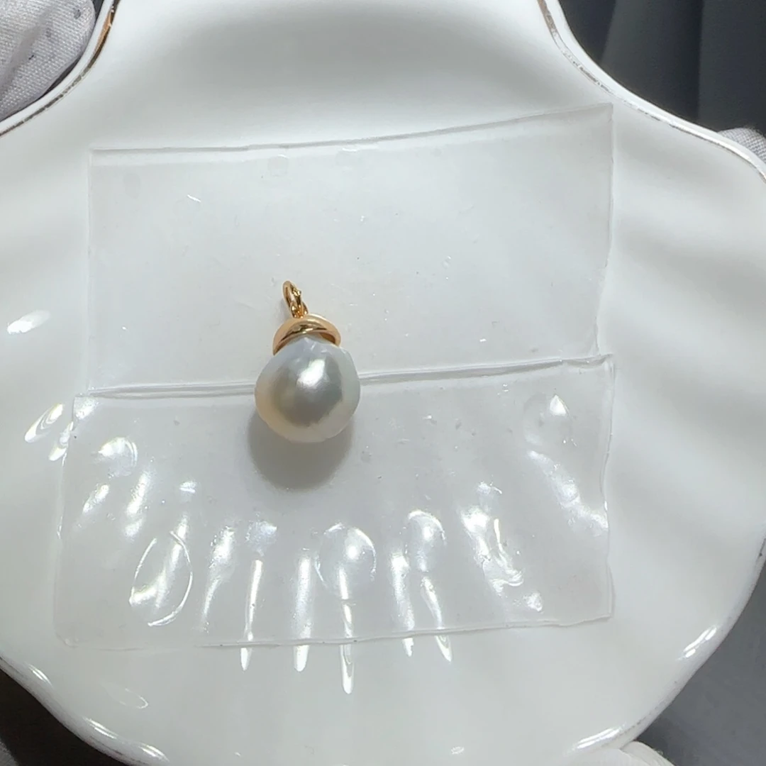 颈饰银S925镶嵌海水珍珠